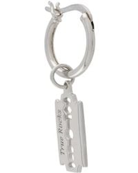 True Rocks - Razor Hoop Earring - Lyst