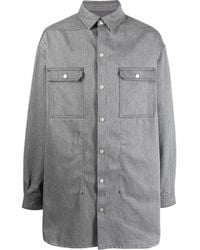 Rick Owens - Jumbo Oversized Shirt Coat - Lyst