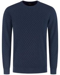 Brioni - Textured-Knit Crew-Neck Sweater - Lyst