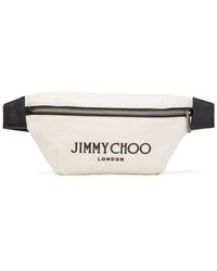 Jimmy Choo - Riñonera Finsley con logo - Lyst
