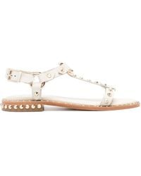 Ash - Sandales En Cuir À Détails De Clous - Lyst