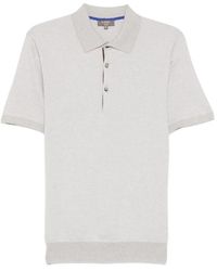 N.Peal Cashmere - Polzeath Birdseye Poloshirt - Lyst