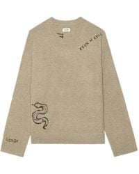 Zadig & Voltaire - Marko Lc Graphic Sweater - Lyst