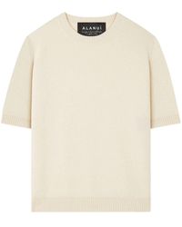 Alanui - Geripptes A Finest Knit T-Shirt - Lyst