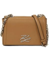 KARL LAGERFELD - Small K-Autograph Cross Body Bag - Lyst
