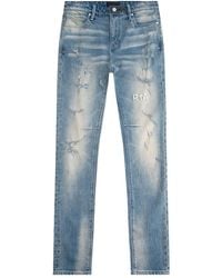 RTA - Distressed Bootcut Jeans - Lyst