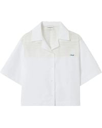 Claudie Pierlot - Embroidered-Logo Shirt - Lyst