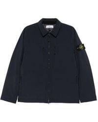 Stone Island - Zipped Blouson Jacket - Lyst