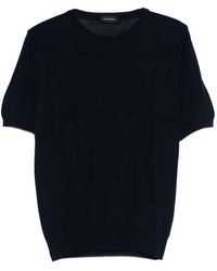 Tagliatore - Round Neck T-Shirt - Lyst