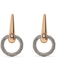 Charriol Infinity Zen Earrings - Metallic