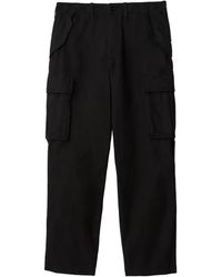 Burberry - Cotton Cargo Trousers - Lyst