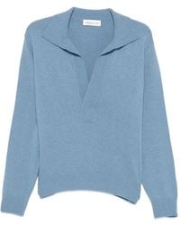 Victoria Beckham - Polo-Collar Sweater - Lyst