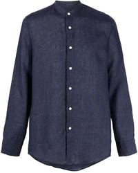 Frescobol Carioca - Collarless Button-Up Shirt - Lyst