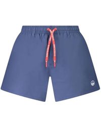 North Sails - Logo-Patch Drawstring Swim Shorts - Lyst
