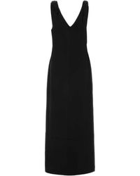 Co. - V-Neck Midi Dress - Lyst