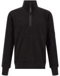 C.P. Company - Lens-Detail Half-Zip Sweater - Lyst
