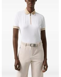 Bogner - Laurina Zip-Fastening Polo-Collar Performance T-Shirt - Lyst