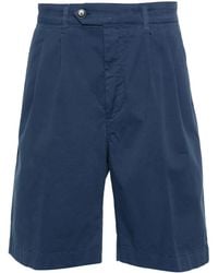 Canali - Mid-Rise Chino Shorts - Lyst