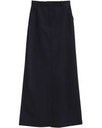 The Row - Roux Wool Maxi Skirt - Lyst