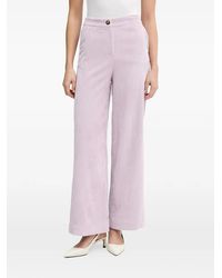 Benetton - Button Corduroy Trousers - Lyst