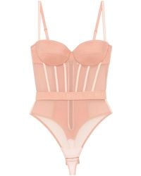 Elisabetta Franchi - Body con logo en la cinturilla - Lyst