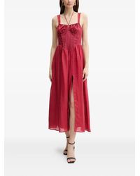 Bardot - Robe À Détail De Corset - Lyst