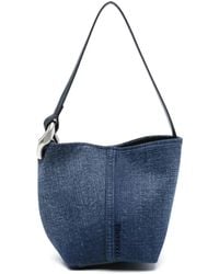 JW Anderson ネイビー Jwa Corner バケットバッグ ブルー | Lyst JW Anderson ネイビー Jwa Corner バケットバッグ ブルー | Lyst