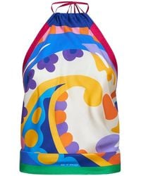 Etro - Bluse mit Paisley-Print - Lyst