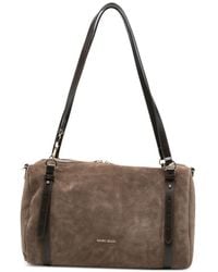 Marc Ellis - Sac Porté Épaule À Fini Daim Et Plaque Logo - Lyst