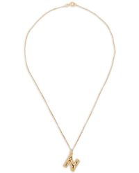 Completedworks - N-Initial Pendant Necklace - Lyst