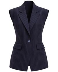 Cynthia Rowley - Chaleco Oversize Con Doble Botonadura - Lyst
