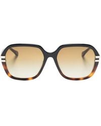 Chloé - West Tortoiseshell Square-Frame Sunglasses - Lyst