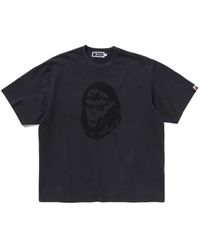A Bathing Ape - World Gone Mad Cotton T-shirt - Lyst
