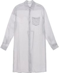 Ann Demeulemeester - Camisa con diseño transparente - Lyst