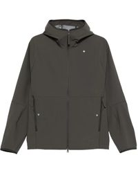Stone Island - Hooded Zip-front Jacket - Lyst