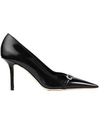 Jimmy Choo - Keari 85 Embellished Heeled Pumps - Lyst