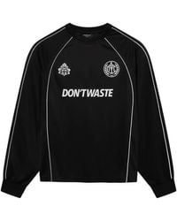 don't waste culture - Zeni Logo-Print T-Shirt - Lyst