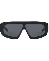Prada - Sunglasses With Triangle Logo - Lyst
