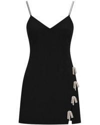 Cinq À Sept - Rella Rhinestone-Bow Mini Dress - Lyst