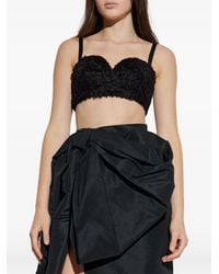 Givenchy - Top Corto Con Escote En Forma De Corazón - Lyst