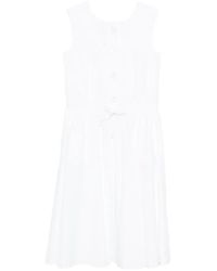 Patou - Buttoned Midi Dress - Lyst