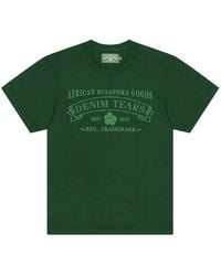 DENIM TEARS - Adg Logo-Print Short-Sleeve T-Shirt - Lyst