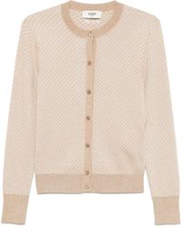 Fendi - Cardigan À Motif Ff En Jacquard - Lyst