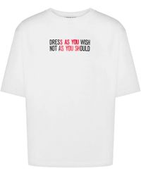 Moschino - Cotton Jersey T-Shirt - Lyst