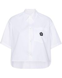KENZO - Crop Shirt Clothing - Lyst