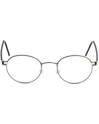 Lindberg - Morten Round-Frame Glasses - Lyst
