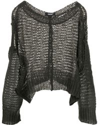 Undercover - Gestrickter Pullover mit Cut-Outs - Lyst