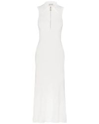 Victoria Beckham - Mira Zip-Fastening Midi Dress - Lyst