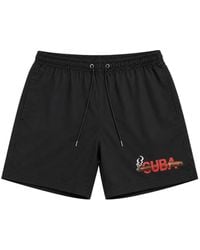 Melt - Graphic-Print Drawstring Swim Shorts - Lyst
