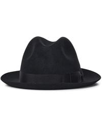 Borsalino - Damiano Grosgrain-Trim Fedora Hat - Lyst